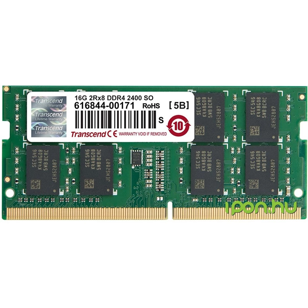 TRANSCEND 16GB Notebook DDR4 2133MHz CL15 TS2GSH64V1B