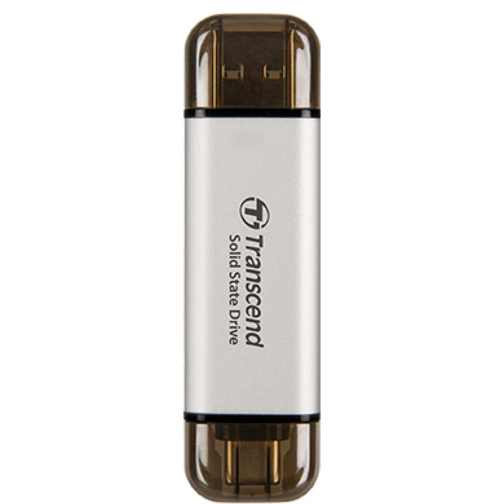 TRANSCEND 1TB ESD310 USB 3.1 + USB 3.1 Type C Ezüst TS1TESD310S
