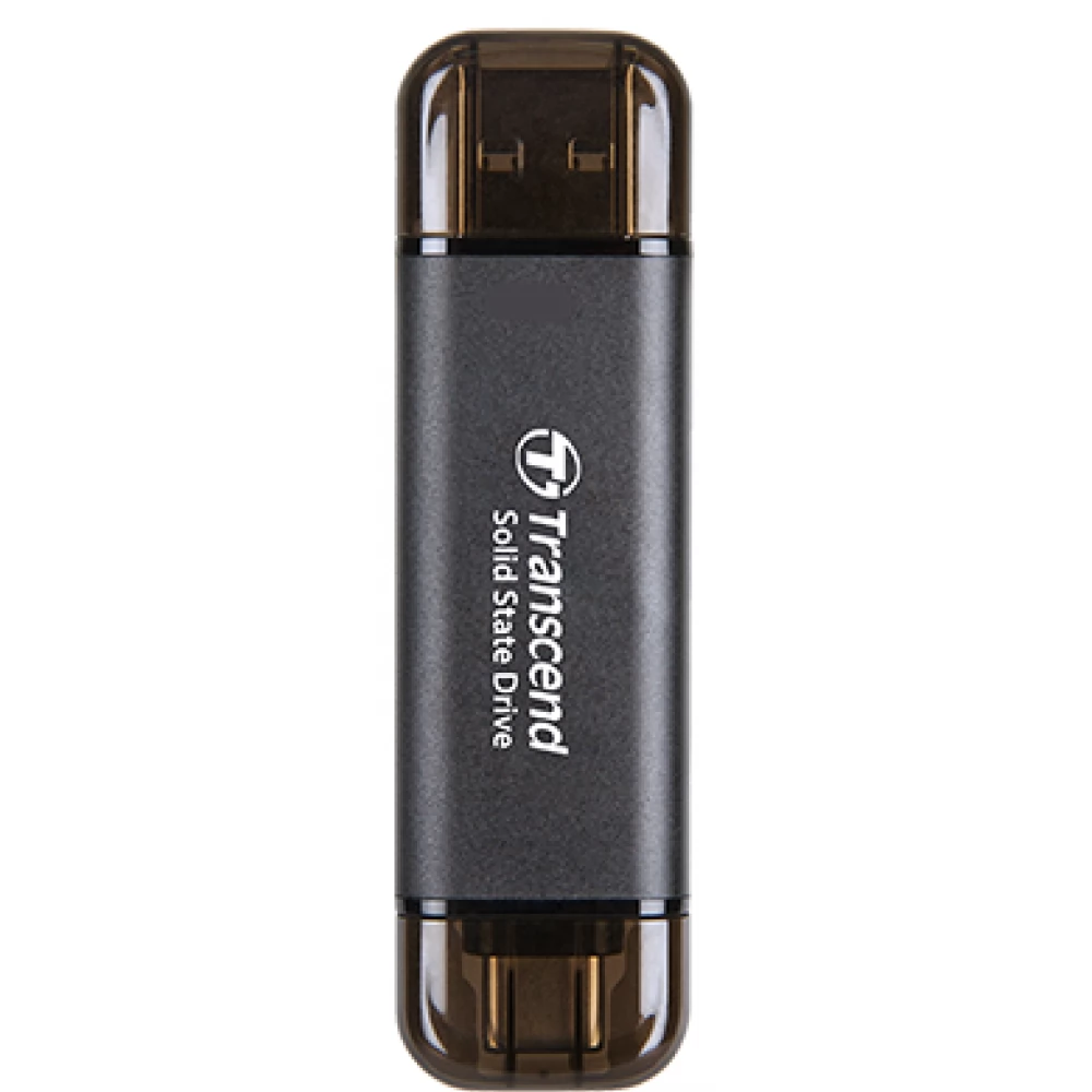 TRANSCEND 2TB ESD310C USB 3.1 + USB 3.1 Type C Fekete TS2TESD310C