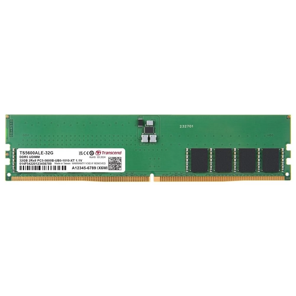 TRANSCEND 32GB DDR5 5600MHz CL46 TS5600ALE-32G