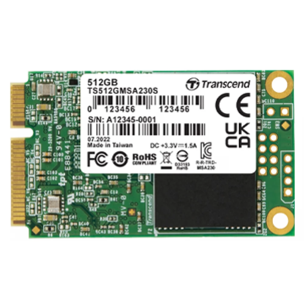 TRANSCEND 512GB 230S mSATA TS512GMSA230S
