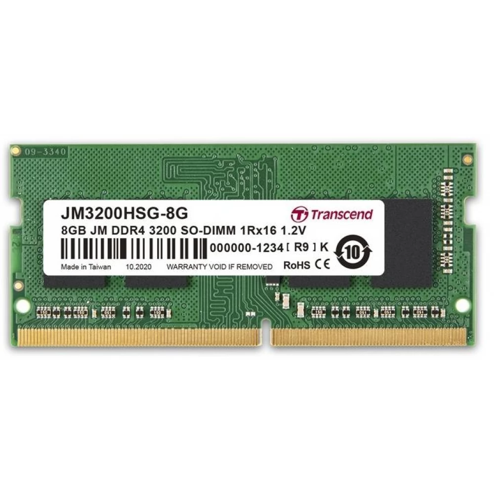 TRANSCEND 8GB JetRam Notebook DDR4 3200MHz CL22 JM3200HSG-8G