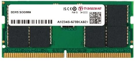 TRANSCEND 8GB JetRam Notebook DDR5 4800MHz CL40 JM4800ASG-8G