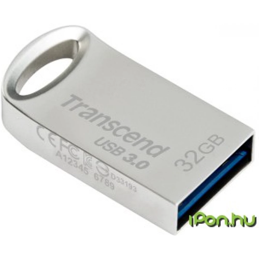 TRANSCEND JetFlash 32GB USB 3.0 Ezüst