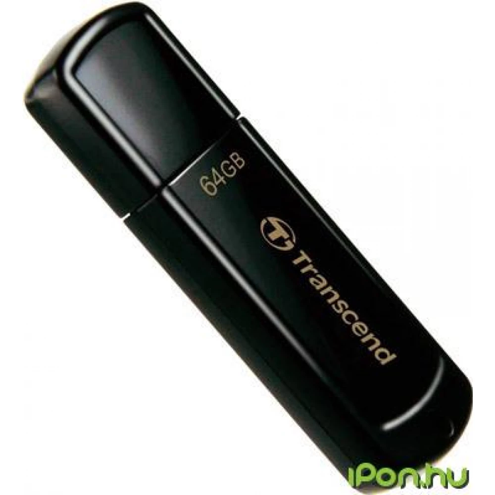 TRANSCEND JetFlash 350 64GB USB 2.0 Fekete