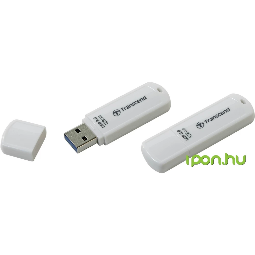TRANSCEND JetFlash 730 128GB USB 3.0 Fehér