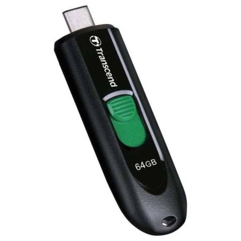 TRANSCEND JetFlash 790C 64GB USB 3.0 Type C Fekete