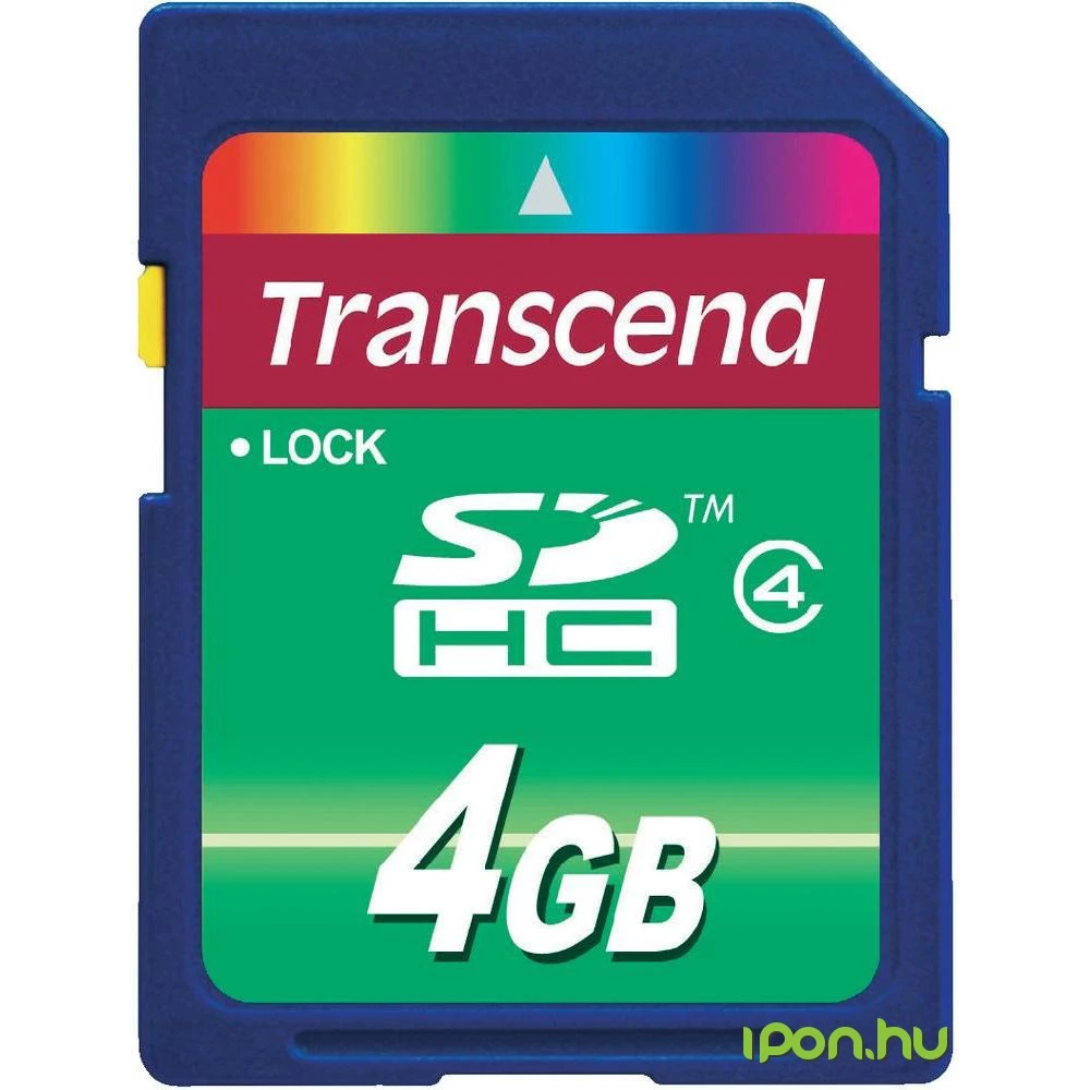 TRANSCEND Standard 4GB SDHC 4 MB/s TS4GSDHC4