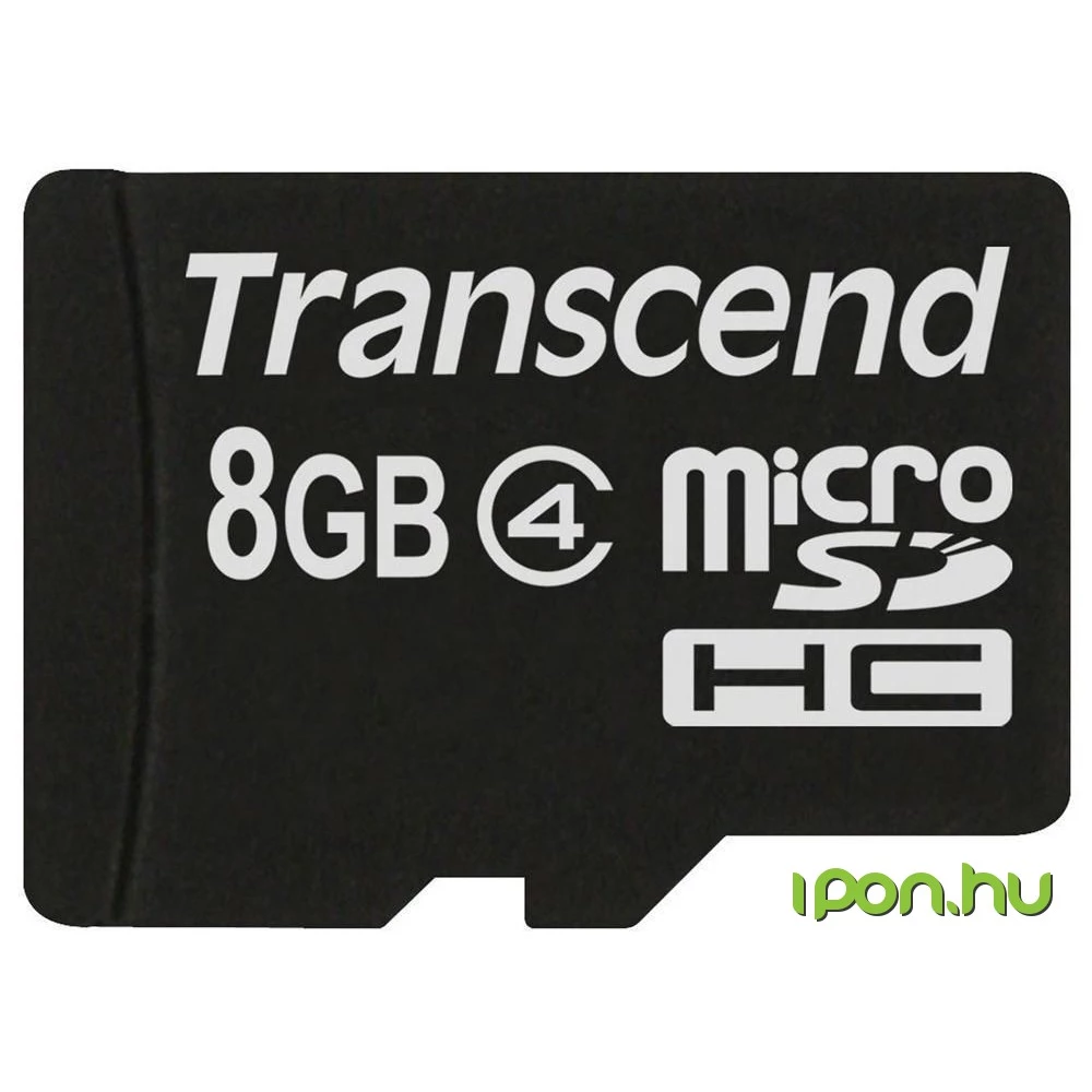TRANSCEND Standard 8GB MicroSDHC 4 MB/s TS8GUSDC4