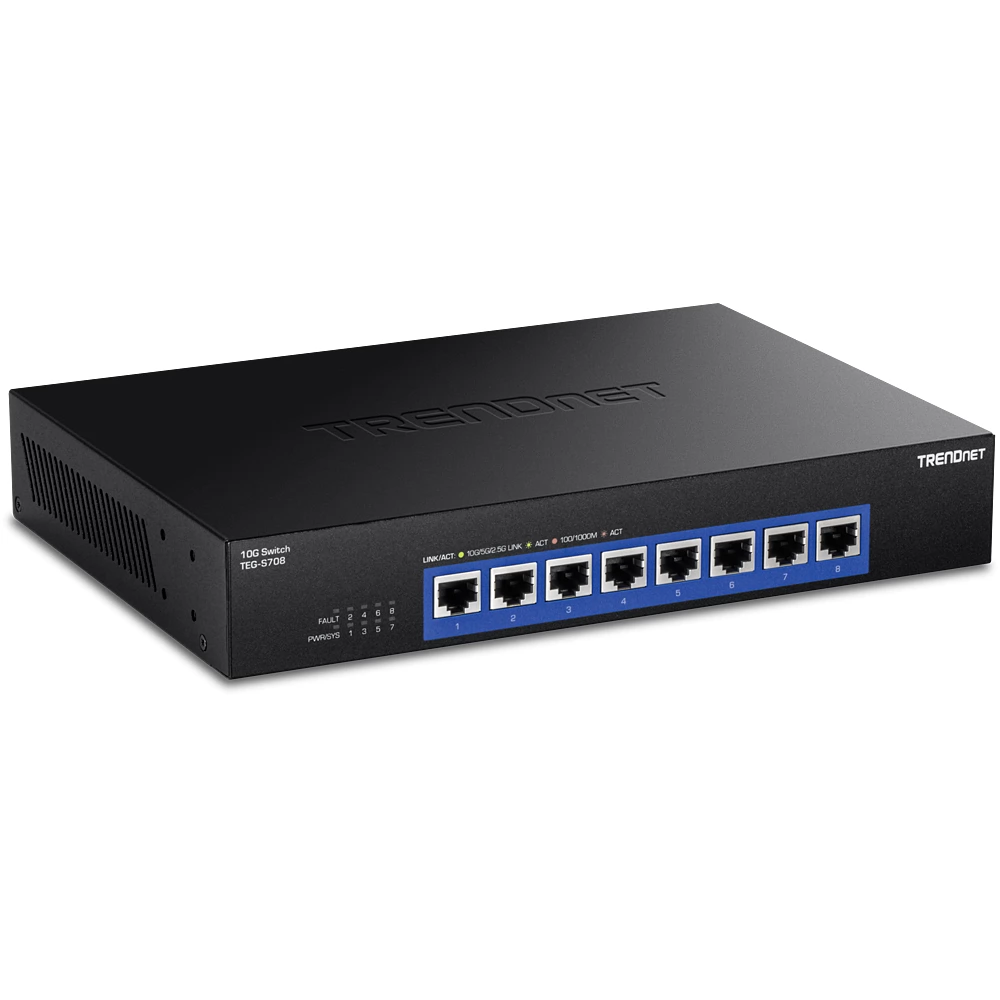 TRENDNET TEG-S708 8-Port 10G Unmanaged Switch