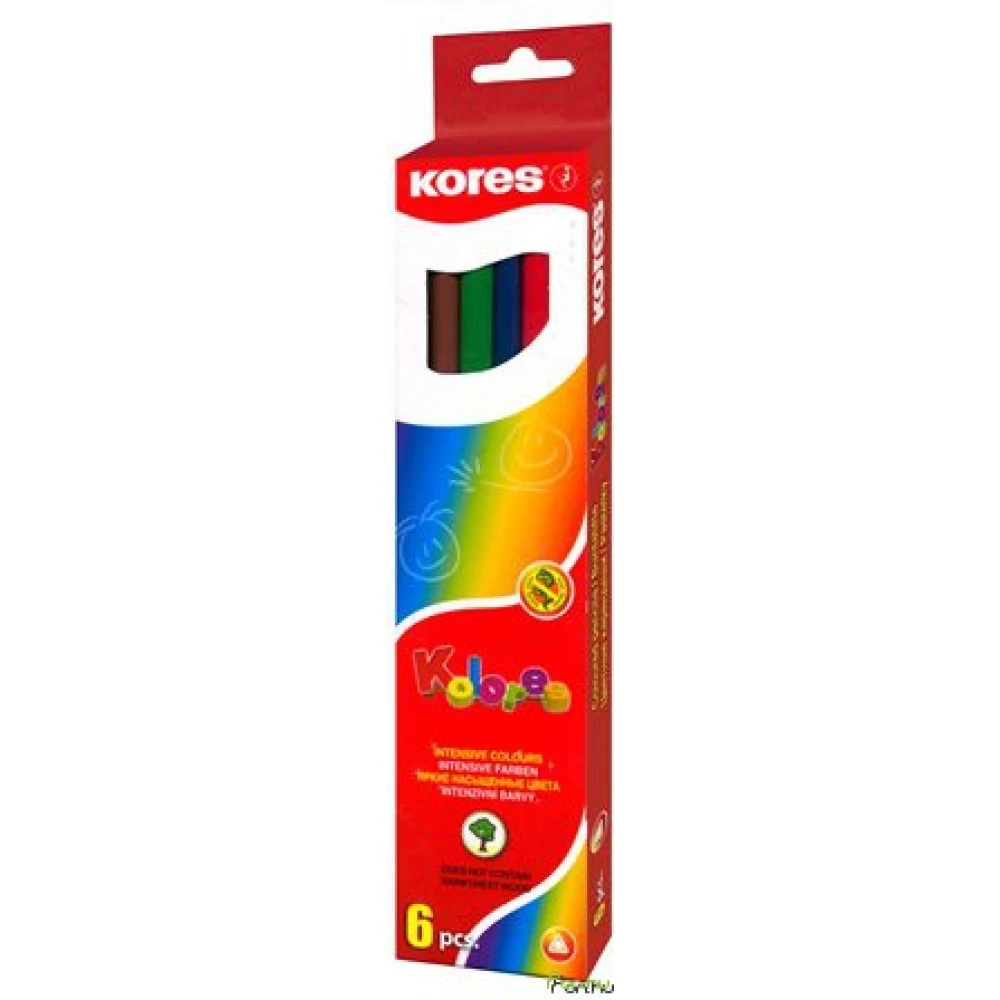 Triangular színes ceruza 6 db/doboz