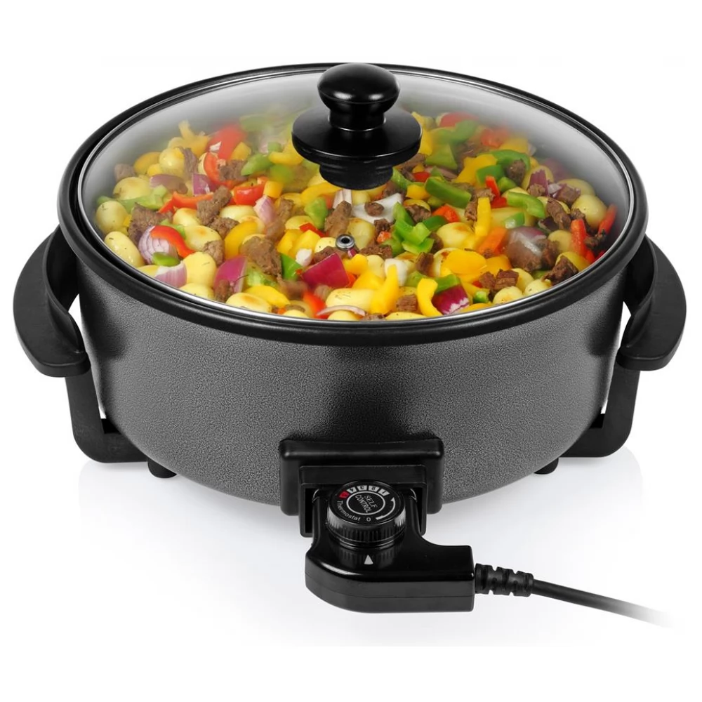 TRISTAR PZ-9135 Multifunkcionális grill serpenyő XL 1500 W 30 cm fekete