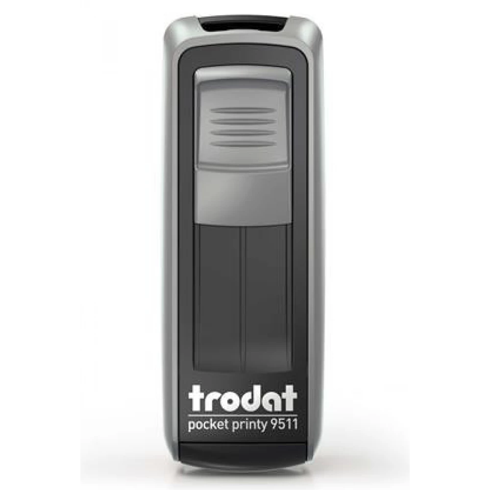 TRODAT Bélyegző Pocket Printy 9511 ezüst ház fekete párnával