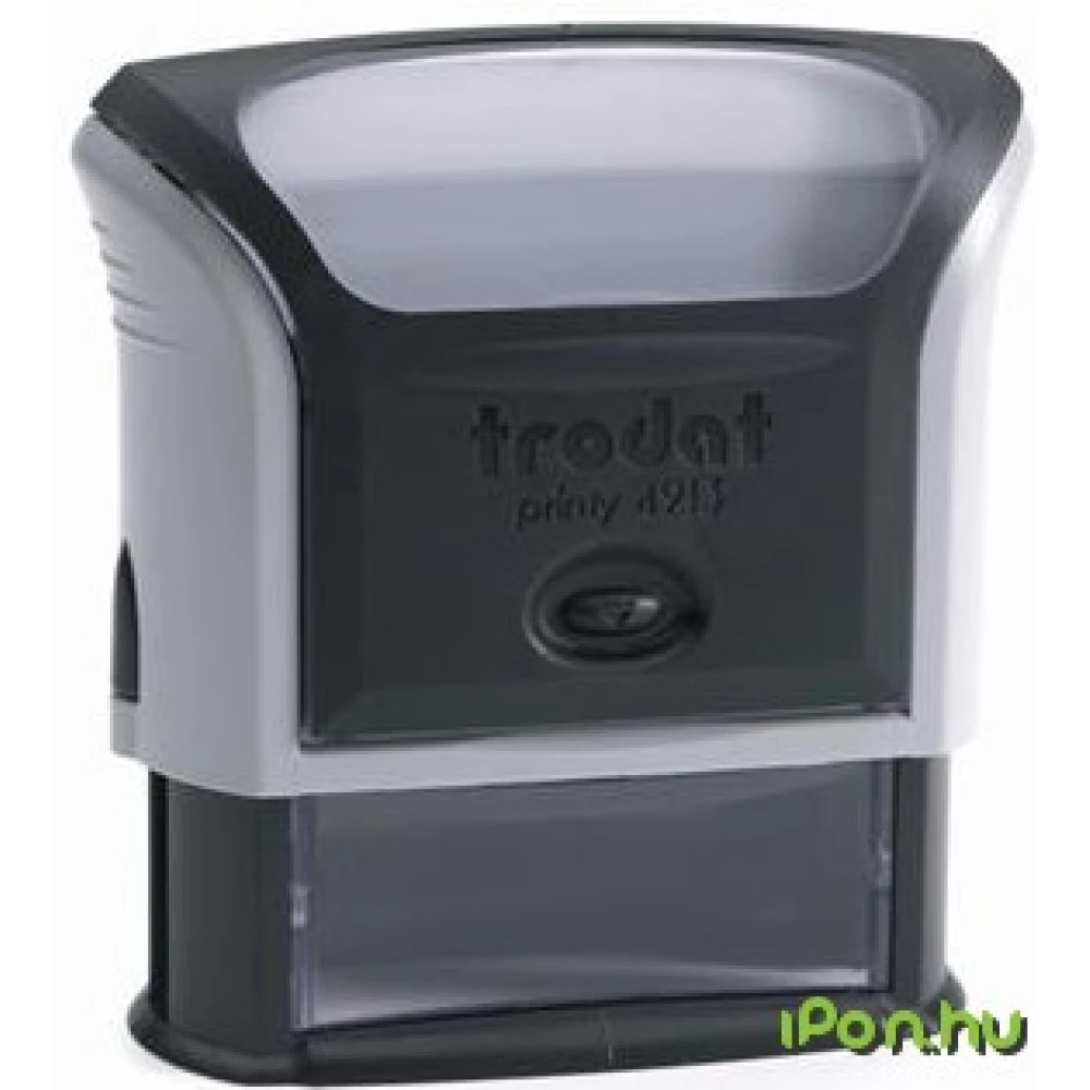 TRODAT Bélyegző Printy 4913 fekete ház fekete párnával