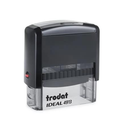 TRODAT Ideal 4913 Bélyegző fekete ház fekete párnával