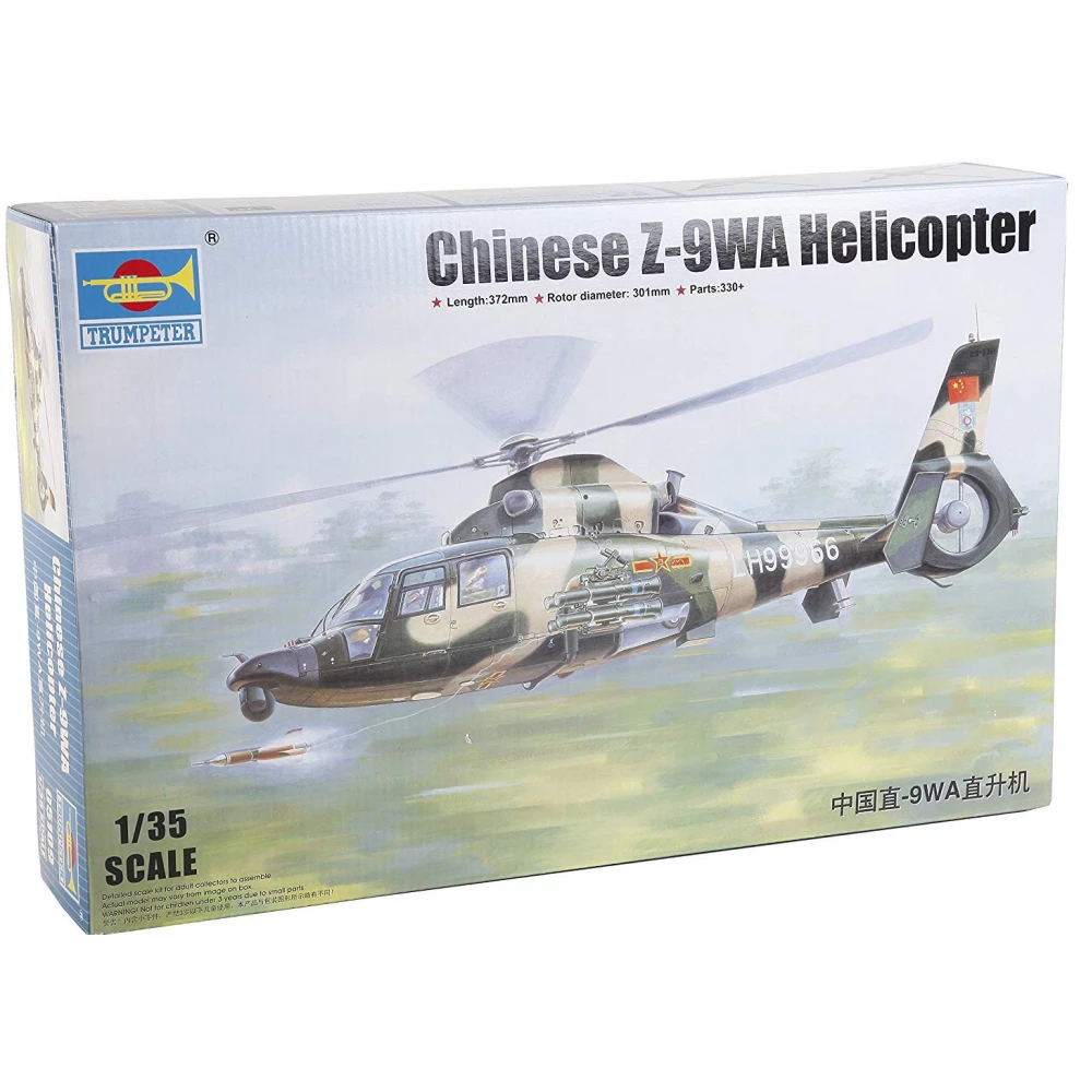 TRUMPETER 1/35 Kínai Z-9Wa helikopter modell
