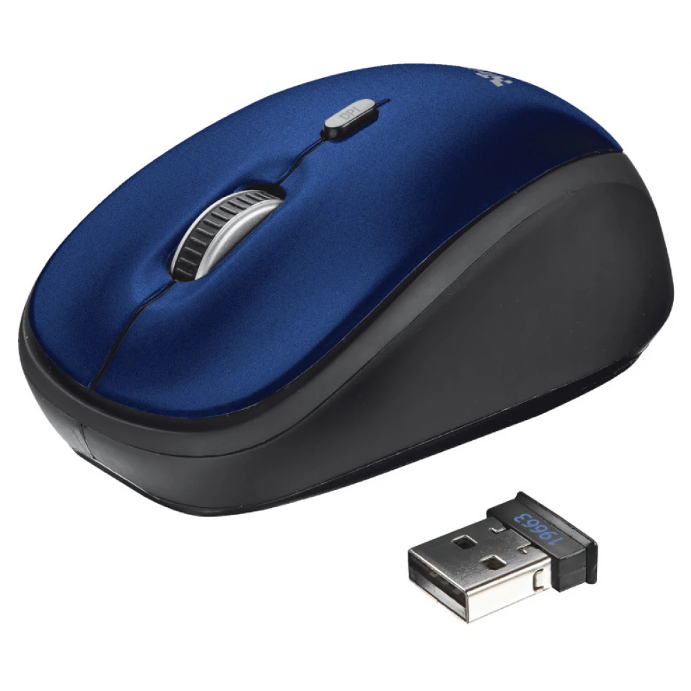 TRUST 19663 Yvi Wireless Mouse kék