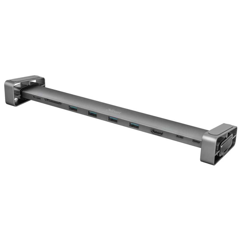 TRUST 23417 Dalyx Aluminium 10-in-1 USB-C Multi-port Dock