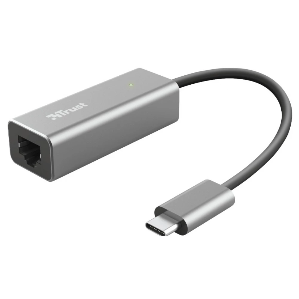 TRUST 23771 USB 3.1 Type C UTP Átalakító 10cm 1Gbps fekete
