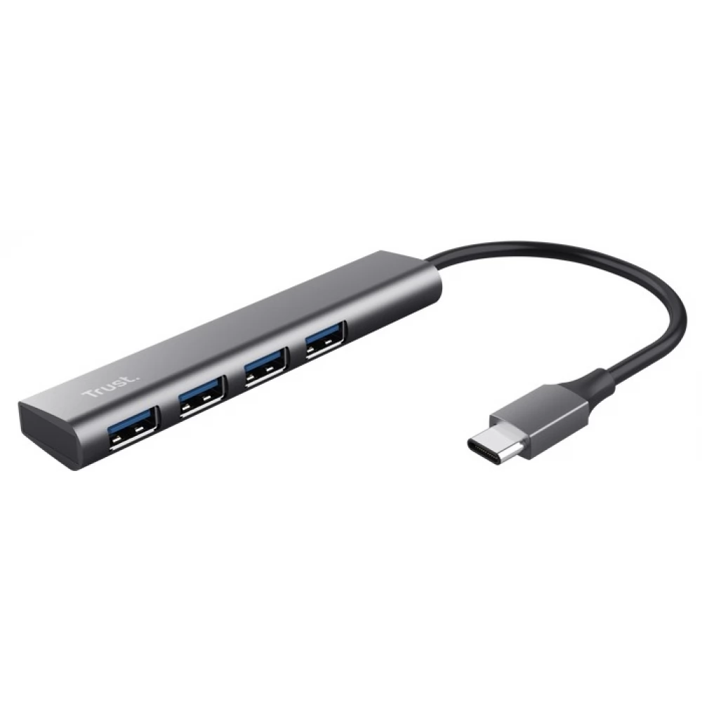 TRUST 24948 Halyx USB-C To 4 Port USB-A 3.2 Gen1 Hub
