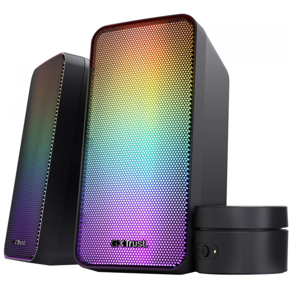 TRUST GXT 611 Wezz Illuminated 2.0 Hangszóró fekete RGB