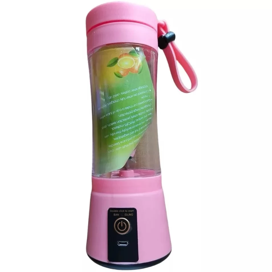 TS12305 Turmixgép vezeték nélküli hordozható 380ml Rózsaszín