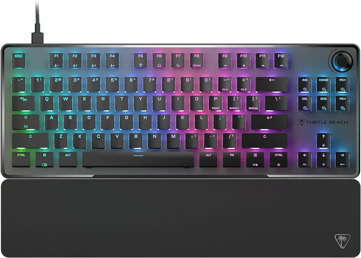 TURTLE BEACH Vulcan II TKL Pro Analog Hall-Effect US Angol fekete