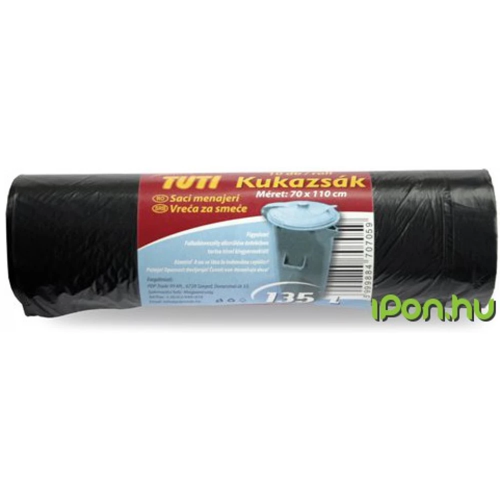TUTI Szemeteszsák 135 l 10 db