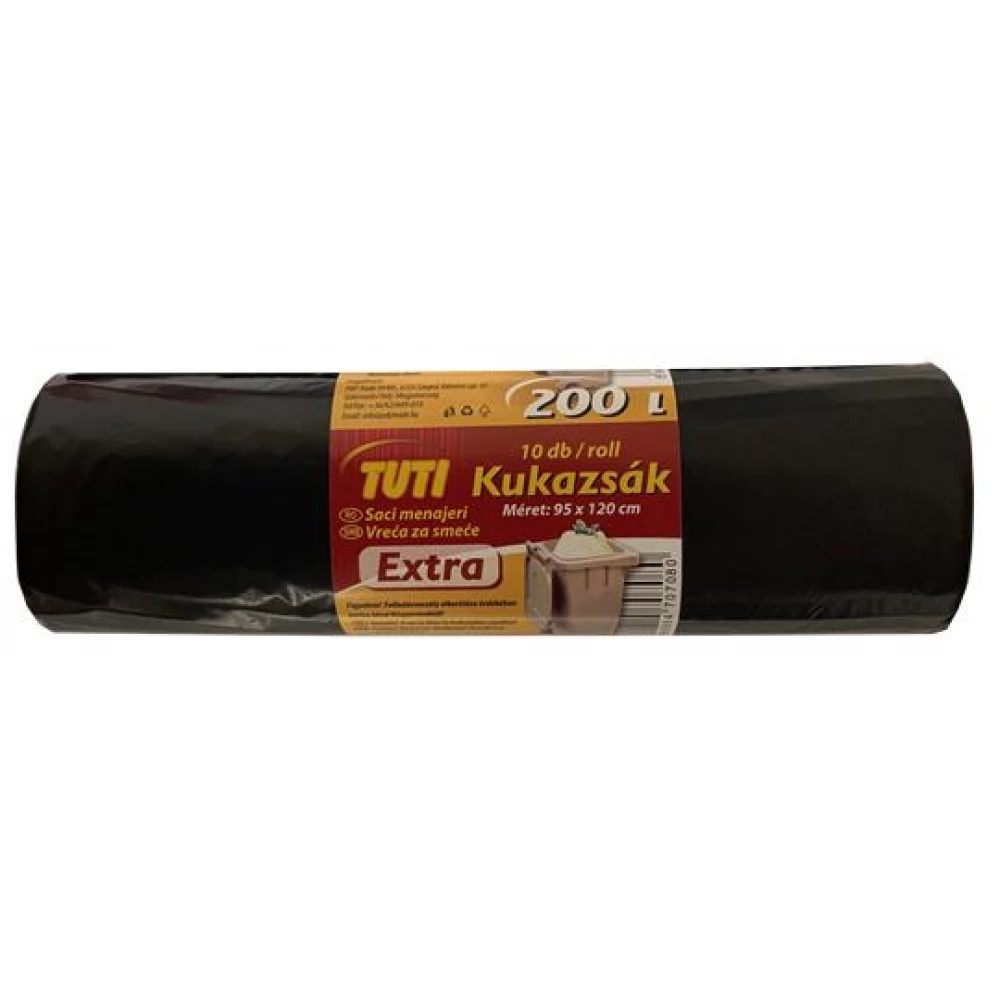 TUTI Szemeteszsák extra erős 200 l 10 db