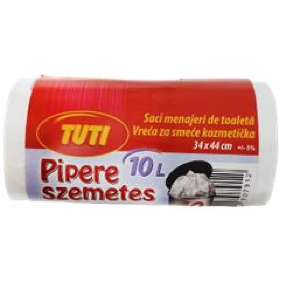 TUTI Szemeteszsák pipere 10 l 40 db