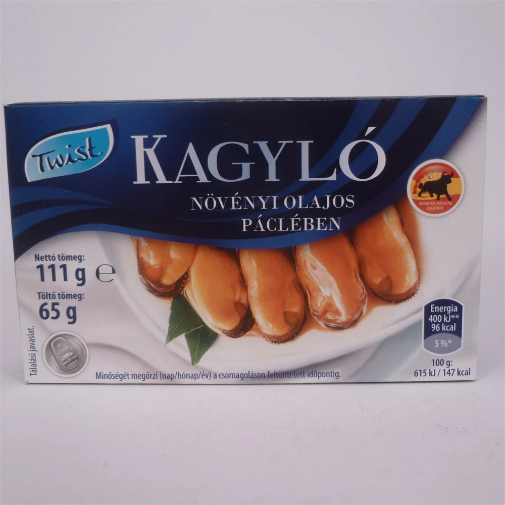 Twist kagyló olajos páclében 115 g
