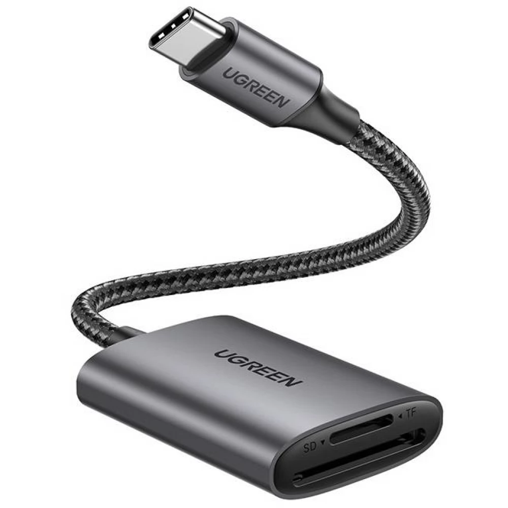 UGREEN CM401 USB-C kártyaolvasó v2 fekete