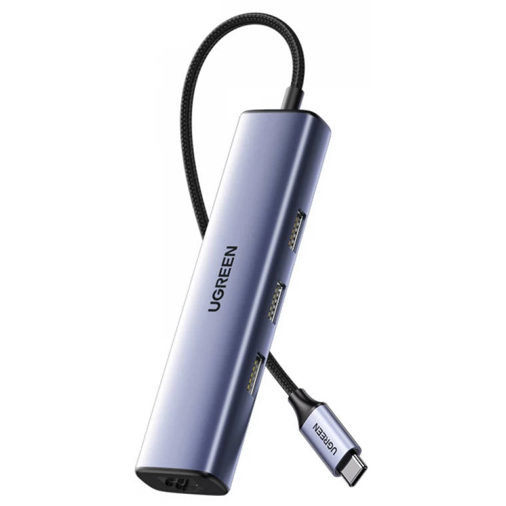 UGREEN CM475 adapter USB-C hub szürke