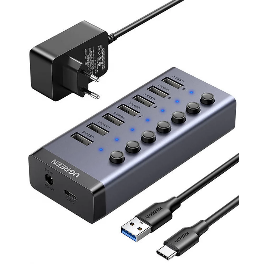 UGREEN CM481 USB HUB szürke