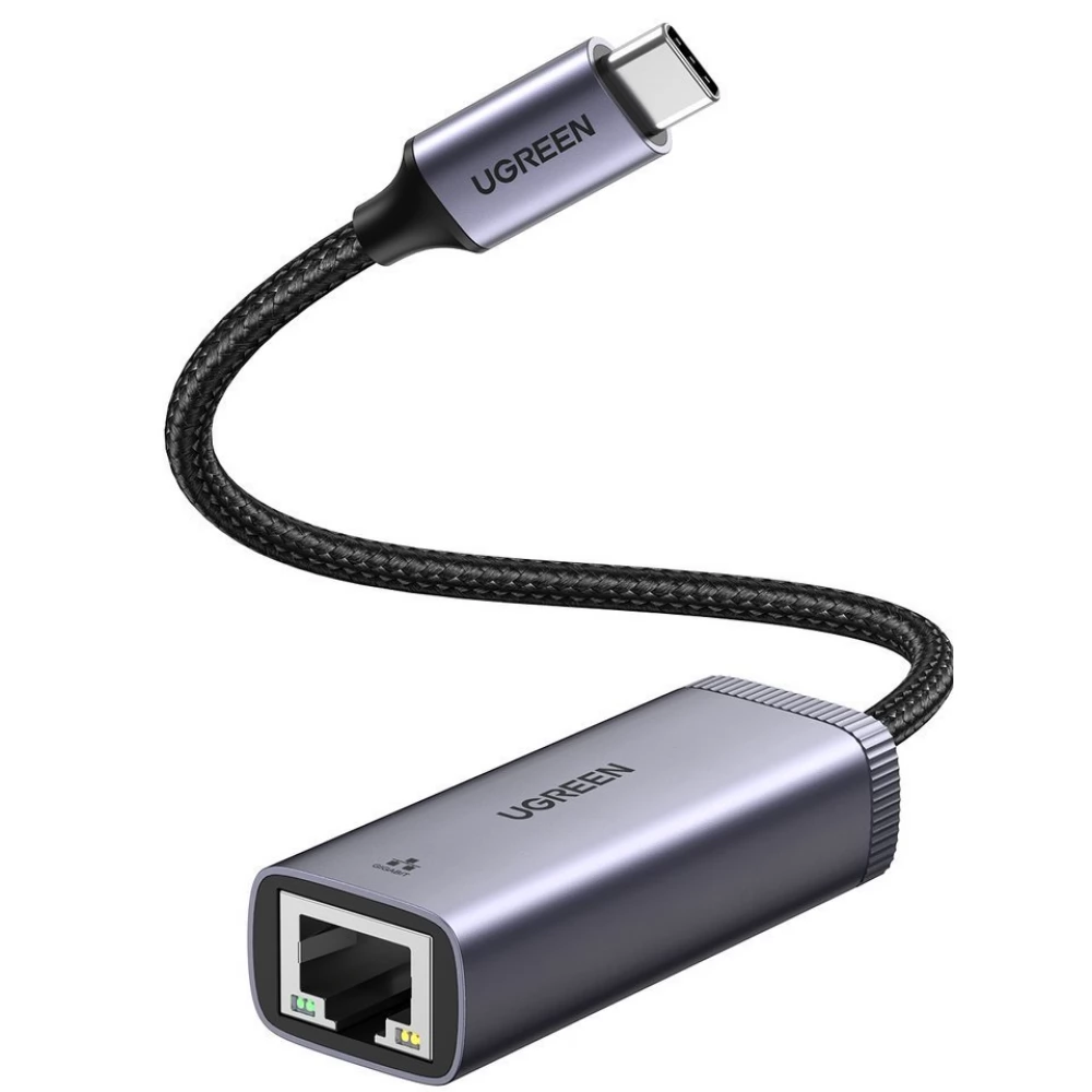 UGREEN CM483 USB-C 3.0 UTP Átalakító 10cm 1Gbps szürke