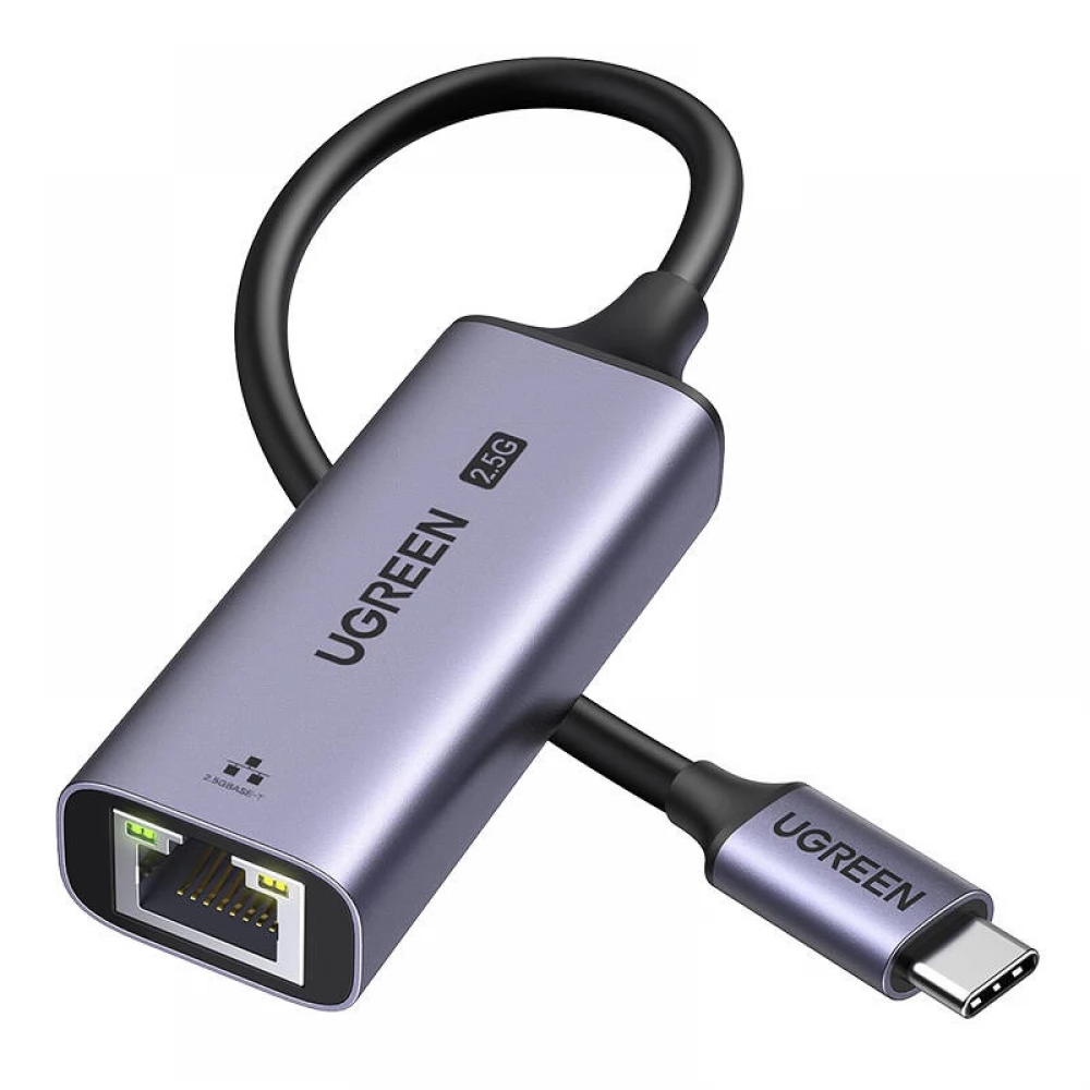 UGREEN CM648 USB-C UTP Átalakító 2.5 Gbps szürke