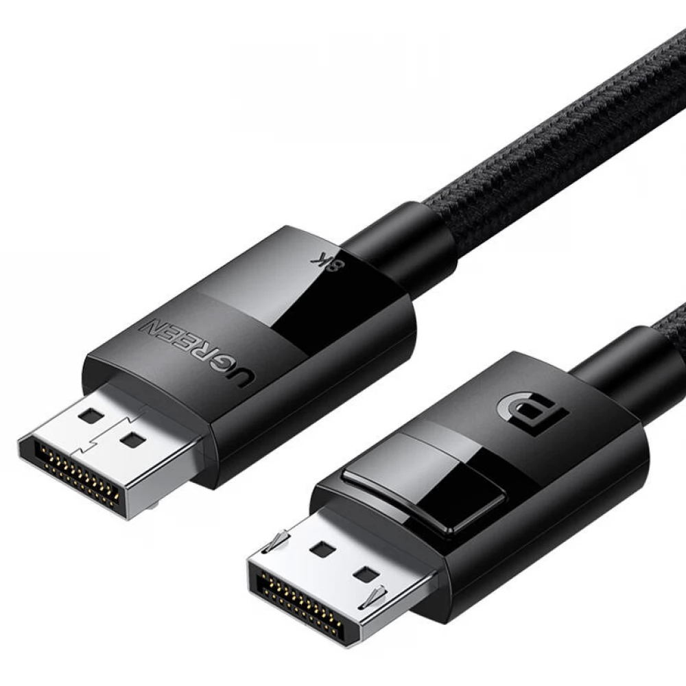 UGREEN DisplayPort 1.4 Összekötő Fekete 1.5m 80391