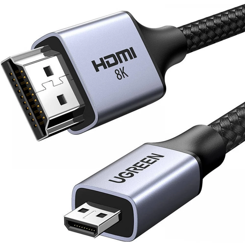UGREEN HDMI 2.1 Micro HDMI Átalakító Fekete 1m 15516