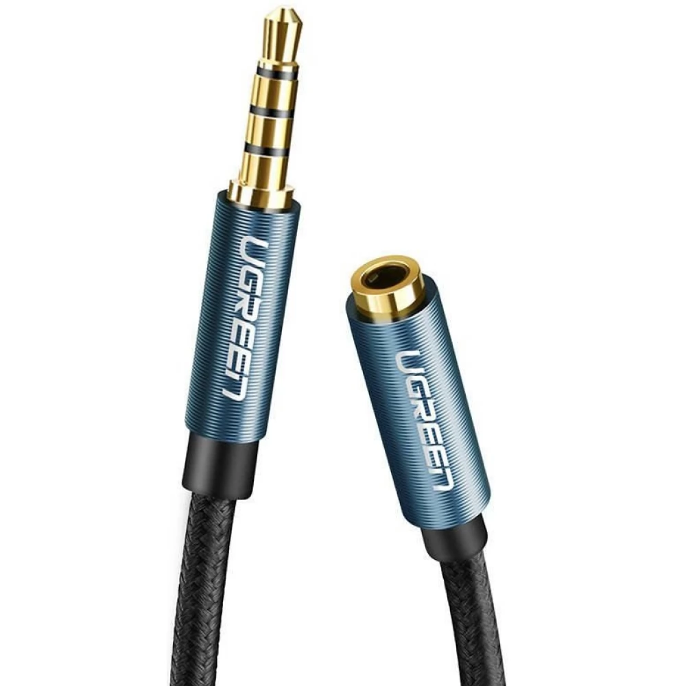 UGREEN Jack Hosszabbító Fekete-Kék 2m UG40675