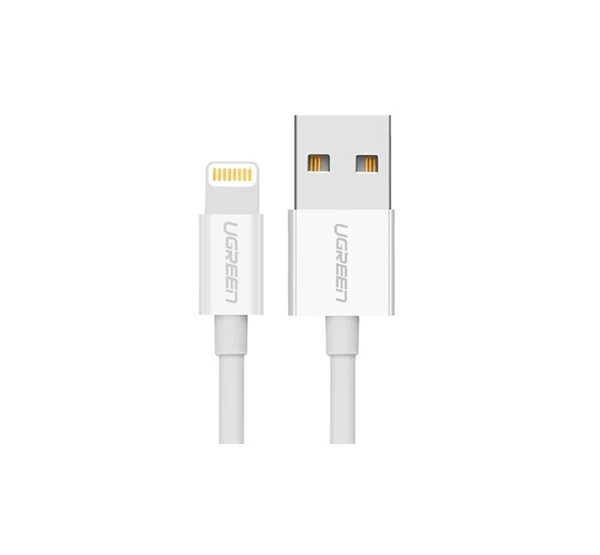 UGREEN MFi USB / Lightning töltő- és adatkábel 1m fehér