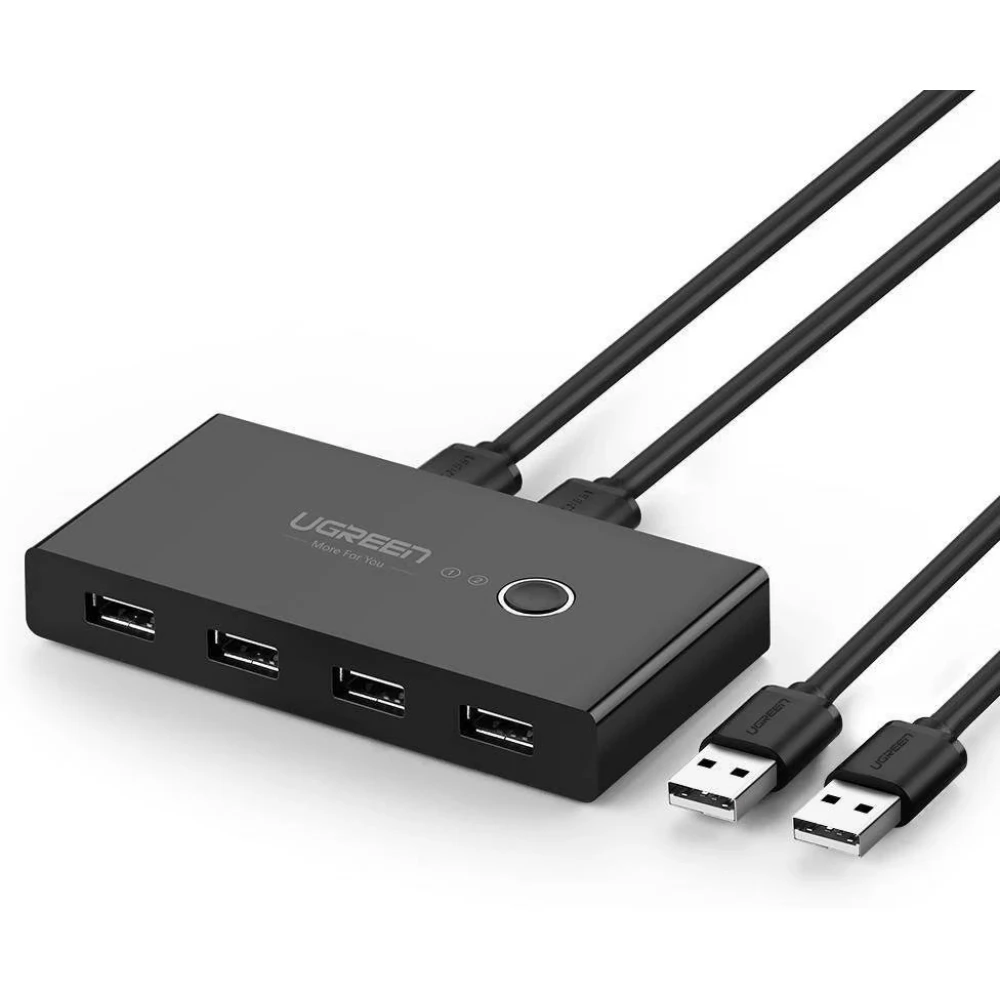 UGREEN US216 USB 3.0 kapcsoló v2 fekete