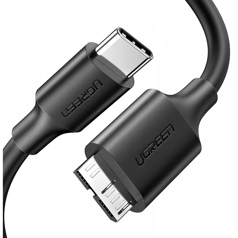 UGREEN USB 3.0 Type C USB 3.0 Micro-B Átalakító Fekete 1m 20103