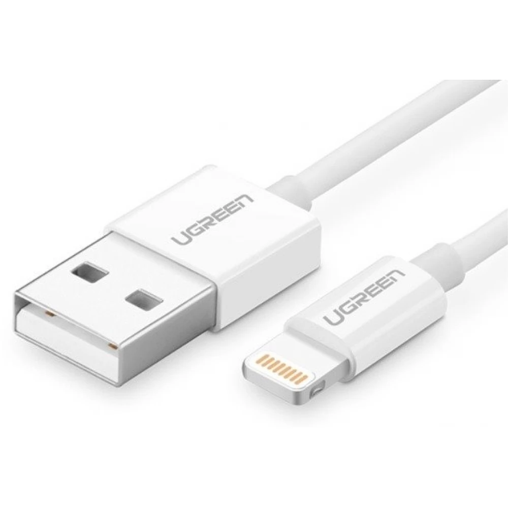 UGREEN USB Lightning Töltő/adat Fehér 1m 20728