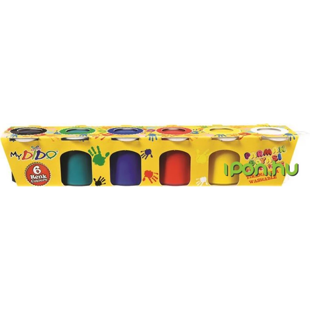 Ujjfesték készlet 6x24 ml
