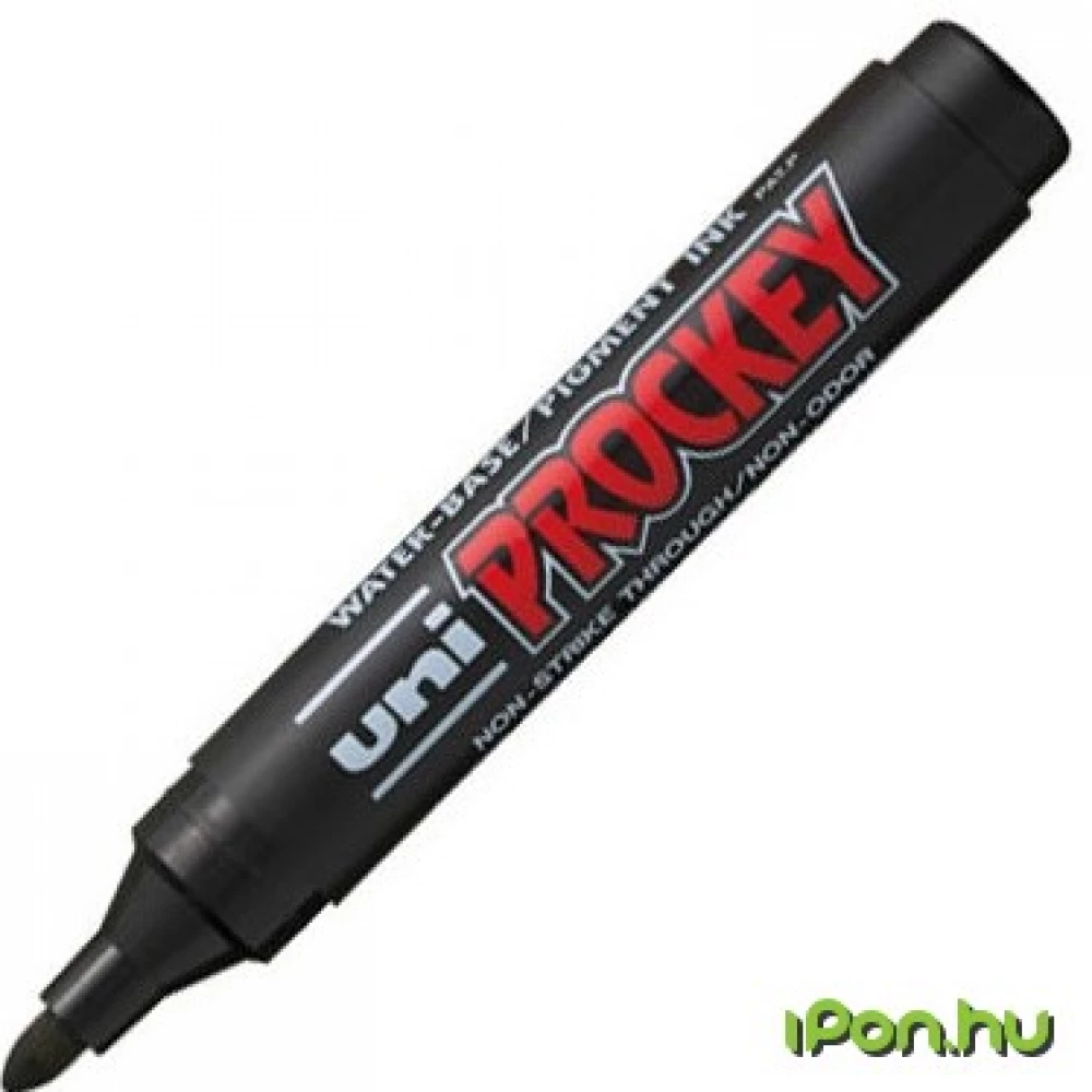 UNI PM-122 Prockey Marker Pen Medium Bullet Tip fekete