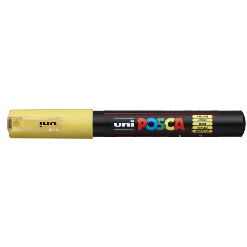 UNI POSCA Dekormarker 0.7-1.0 mm sárga