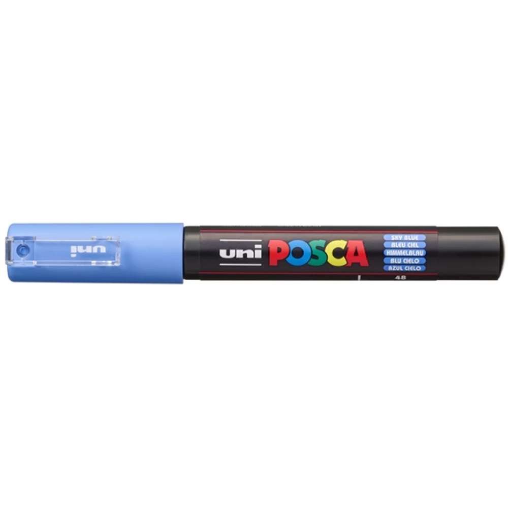 UNI Posca PC-1M marker 0.7-1.0 mm égszínkék