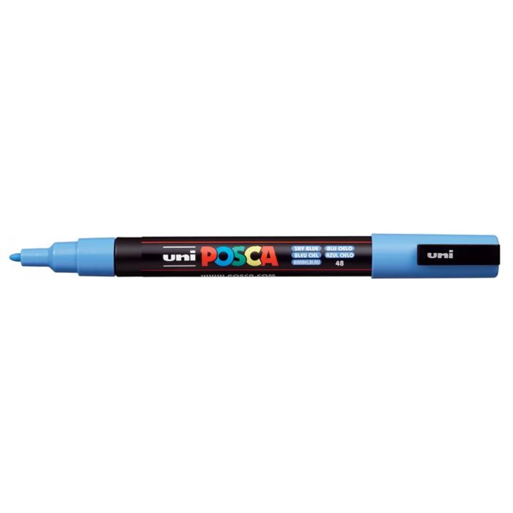 UNI Posca PC-3M Dekormarker 0.9 - 1.3 mm égszínkék