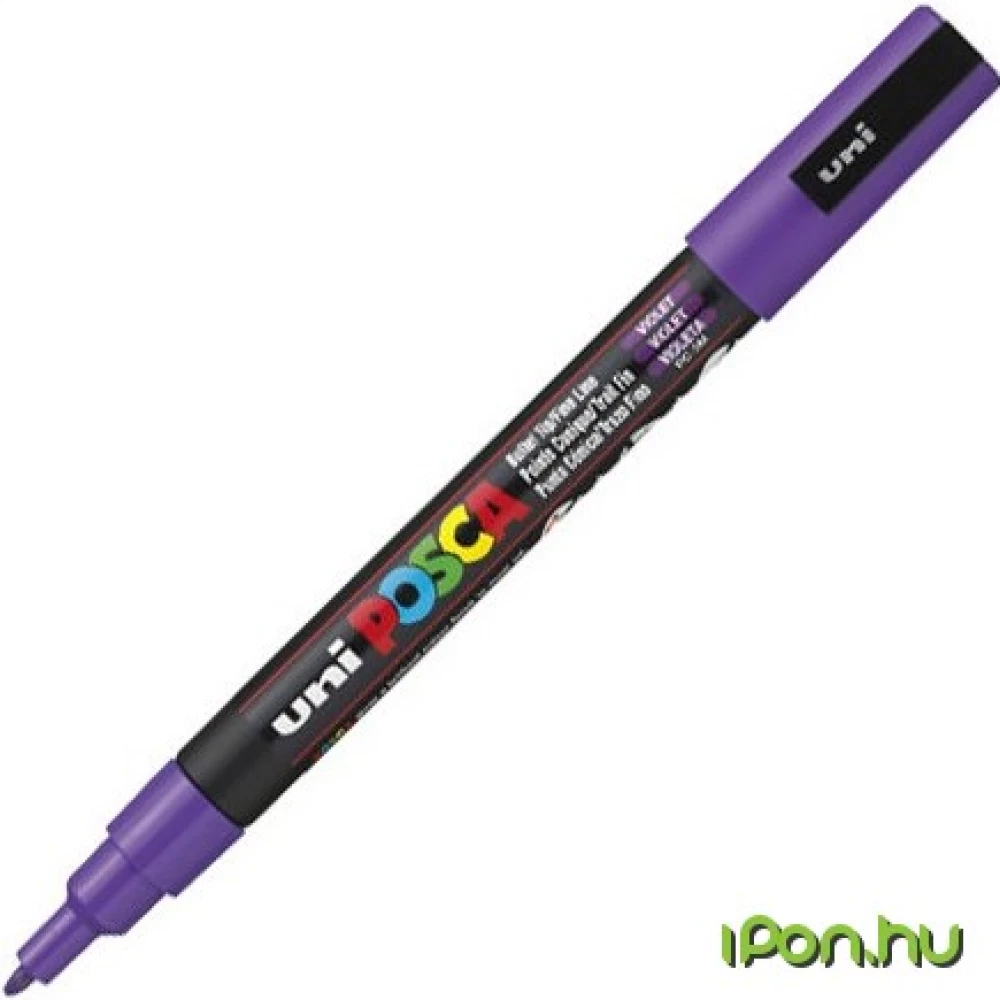 UNI Posca PC-3M Dekormarker 0.9 - 1.3 mm lila