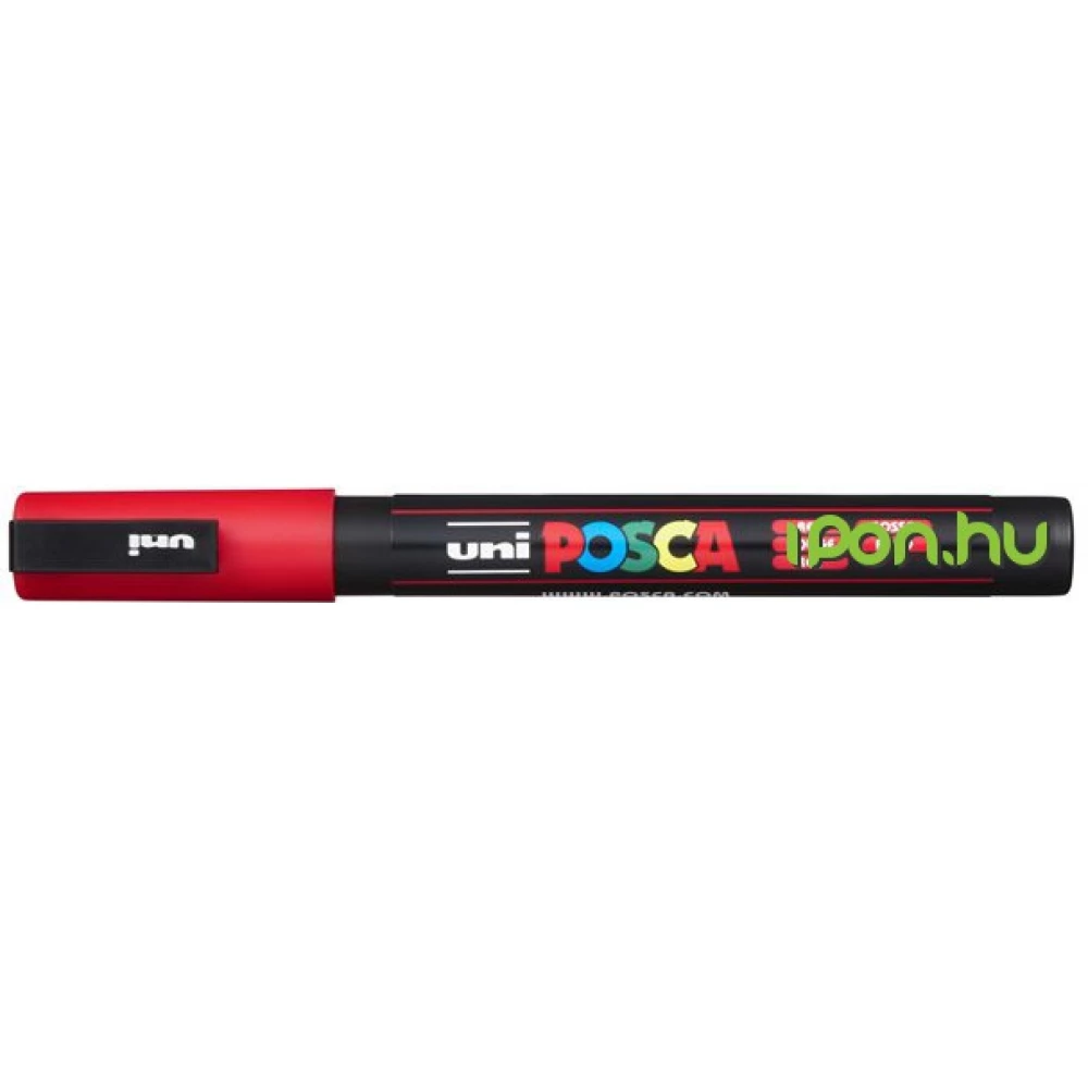 UNI Posca PC-3M Dekormarker 0.9 - 1.3 mm piros